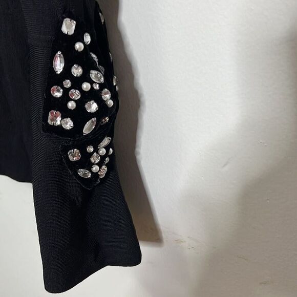 NWT INC INTERNATIONAL CONCEPT BELL SLEEVE RHINESTONE SIZE S - Picture 3 of 4